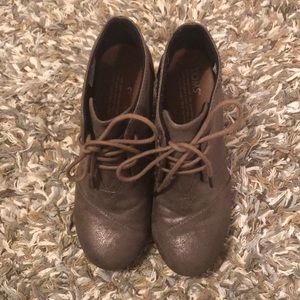 Toms Wedge Booties